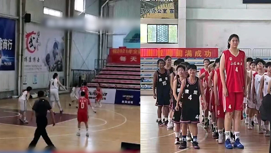 14岁女孩身高2米26