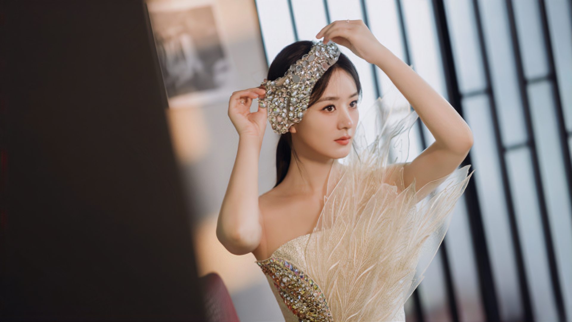 赵丽颖羽纱仙女裙火了