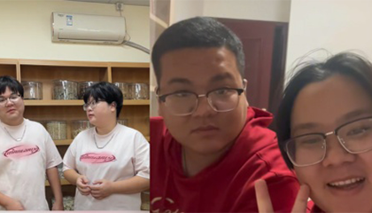 广东夫妻像双胞胎