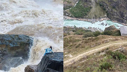 虎跳峡“发疯石”禁入后