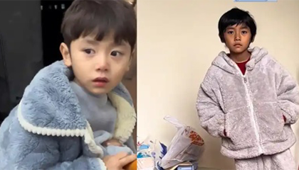 男孩发烧十几个小时