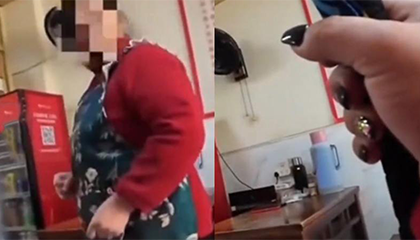 女子徒步到上海挑战不花钱生活