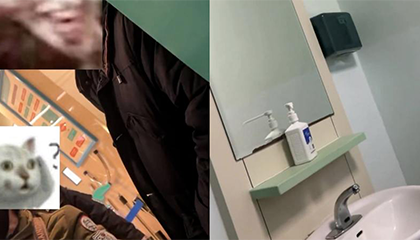 一对老人想插队医院急诊