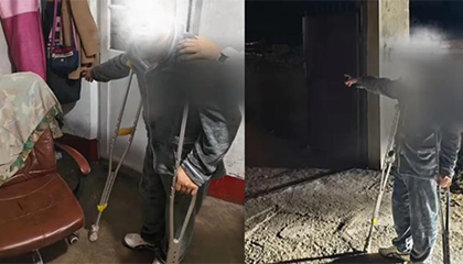 拄拐窃贼偷得650元