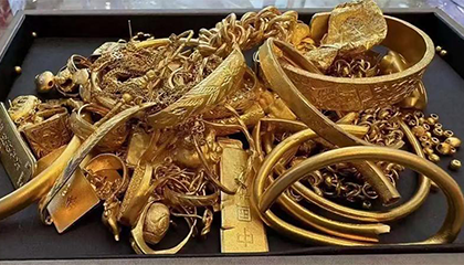 30克金项链变26克