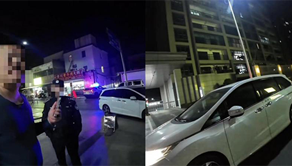 代驾将客人送到目的地后