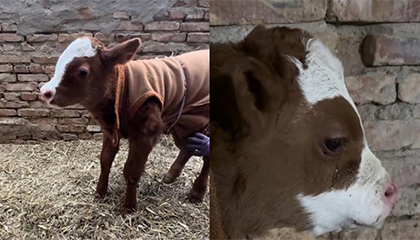 母牛因生产去世