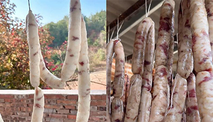 网友晒“九肥一瘦”比例香肠