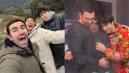 2个老外打车从海南到哈尔滨