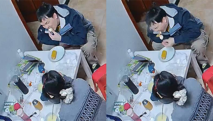 男子微波炉加热鸡蛋